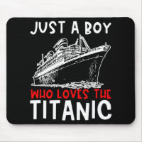 Titanic Just A Boy History Buff Gift