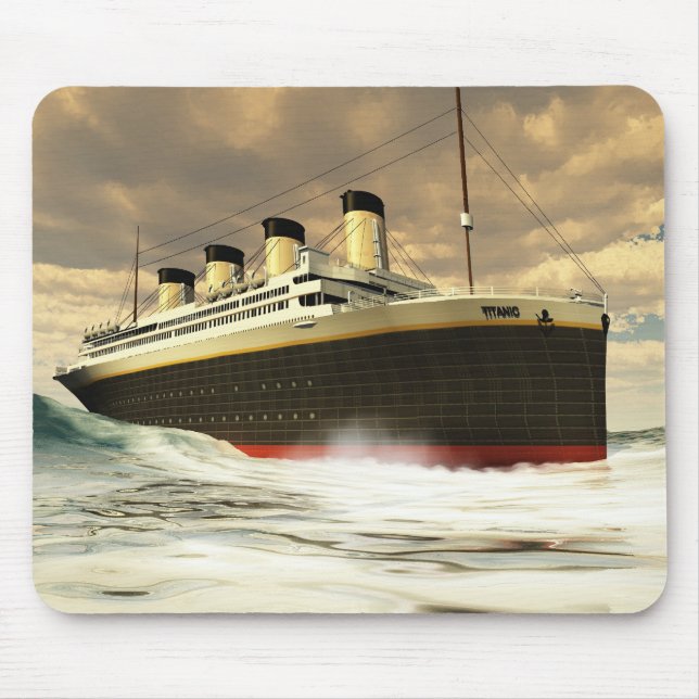 Titanic Ocean-Liner Mousepad (Front)