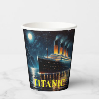 Titanic paper cup