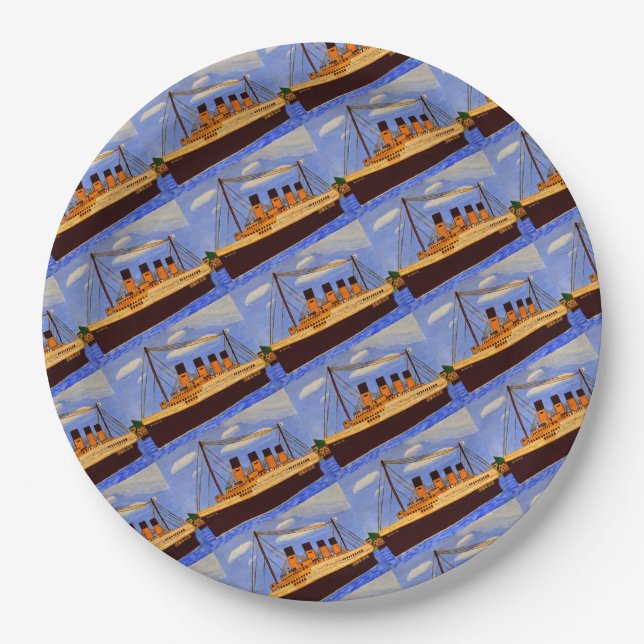 Titanic paper plate (Front)