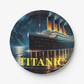 Titanic paper plate