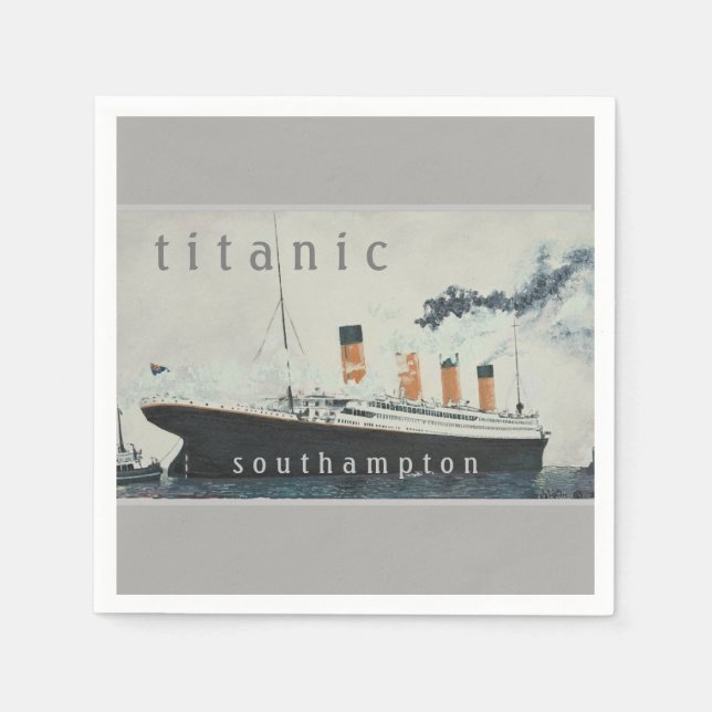 TITANIC PARTY NAPKINS (Front)