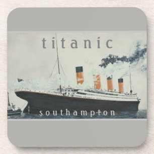 TITANIC Party Vintage White Star Line Ship Coaster