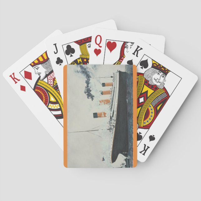 TITANIC PLAYING CARDS (Back)