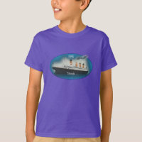 Titanic Purple Maritime RMS White Star Line Ship