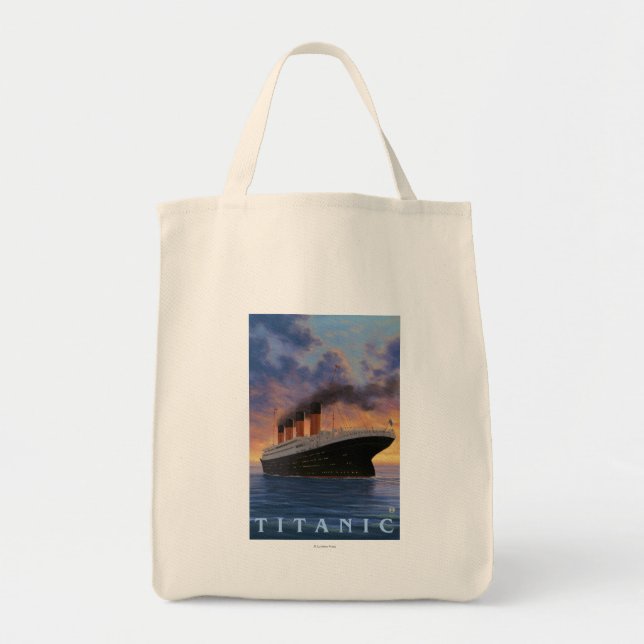 Titanic SceneWhite Star Line Tote Bag (Front)