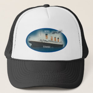 Titanic Sea Blue Ship Trucker Hat