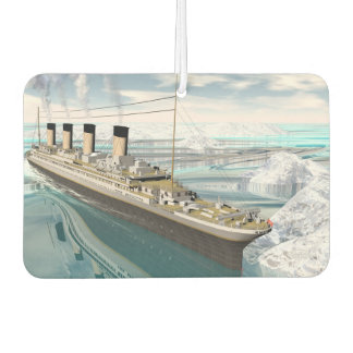 Titanic ship - 3D render Car Air Freshener