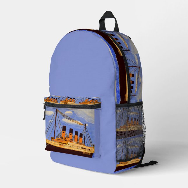 Titanic Ship backpack  (Back Corner Right)
