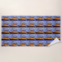 Titanic ship beach towel