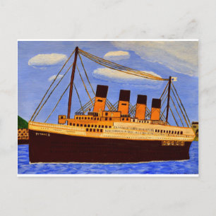 Titanic Ship greeting card 