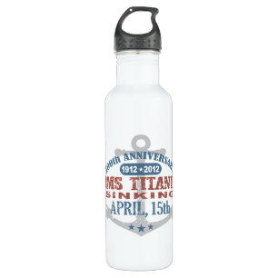 Titanic Sinking 100 Year Anniversary 710 Ml Water Bottle
