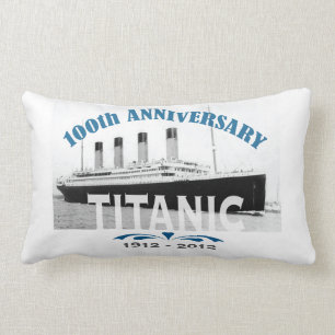 Titanic Sinking 100 Year Anniversary Lumbar Cushion