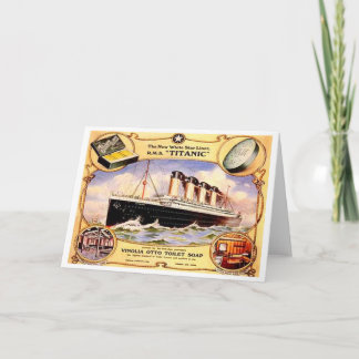 Titanic Soap Card