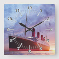 Titanic Square Wall Clock