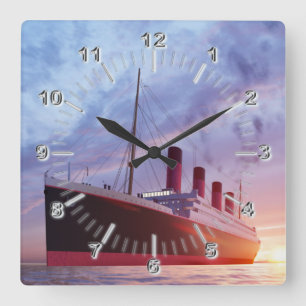 Titanic Square Wall Clock