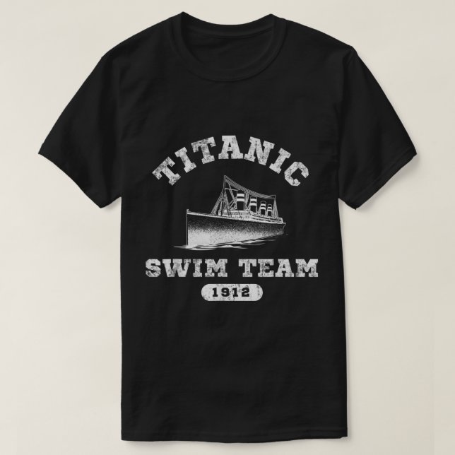Titanic Swim Team 1912 Vintage Shirt (Design Front)