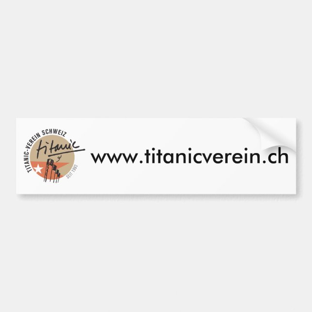 Titanic Switzerland Auto-Sticker Bumper Sticker (Front)