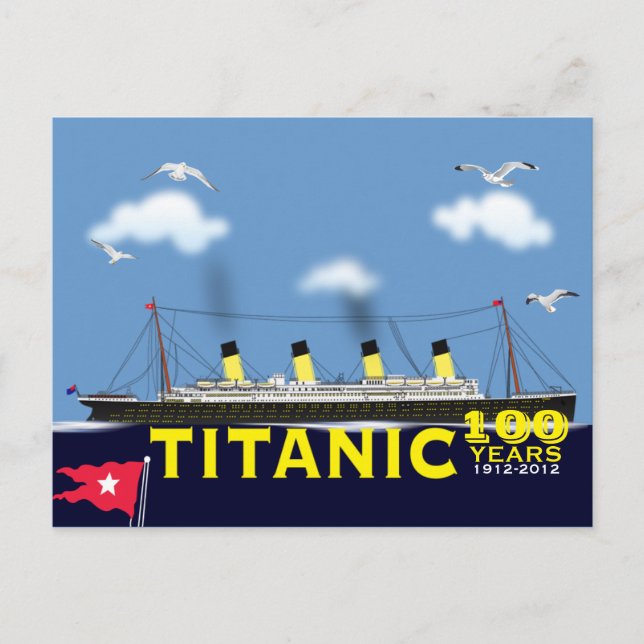 Titanic Tragedy  Anniversary  Postcard (Front)