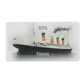 Titanic Vintage Iceberg Grey White Star Line Ship