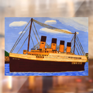 Titanic Window Cling