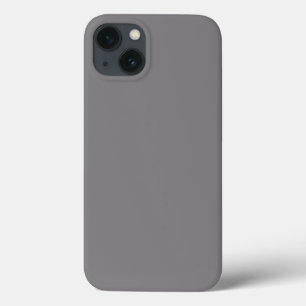 Titanium Colour Grey Shade Solid Background Grey iPhone 13 Case
