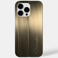 Titanium Gold Stainless Steel Print