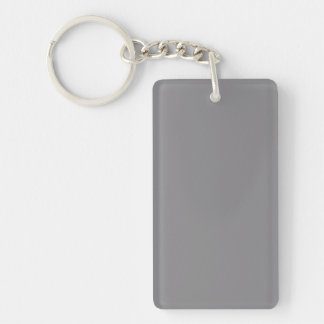 Titanium Grey Grey Colour Trend Background Key Ring