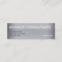 Titanium metal texture mini cards