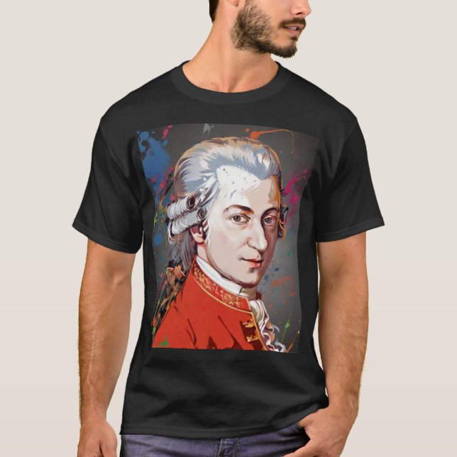 Titans of Music: Mozart T-Shirt (Front)