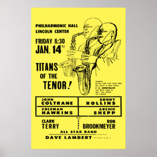 Titans of Tenor at Lincoln Center Poster