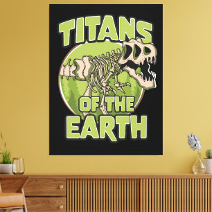 Titans of the Earth logo Canvas Print