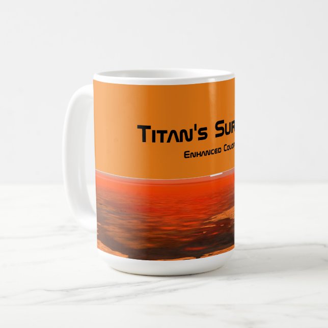 Titan's Surface Coffee Mug (Front Left)