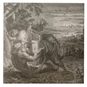 Tithonus, Aurora's Husband, Turned into a Grasshop Tile