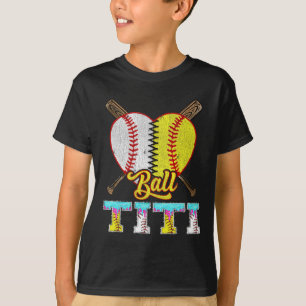 Titi Of Both Half Sell Softll Ice Cream Drip T-Shirt