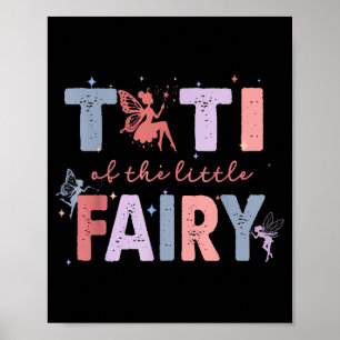 Titi of the little fairy first birthday girl party poster