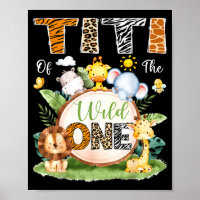 Titi Of The Wild One 1st Birthday Boy Jungle Safar