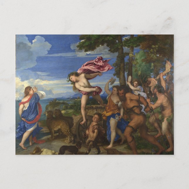 TITIAN - Bacchus and Ariadne 1522 Postcard (Front)