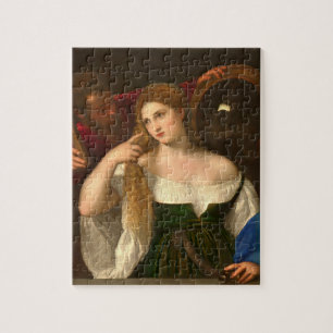 Titian - Women With A Mirror Jigsaw Puzzle