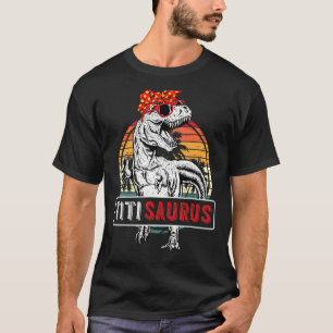 Titisaurus Rex Dinosaur Family Titi Saurus Mothers T-Shirt