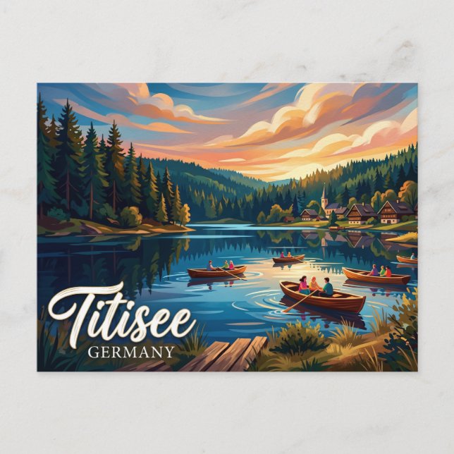 Titisee Germany Postcard (Front)