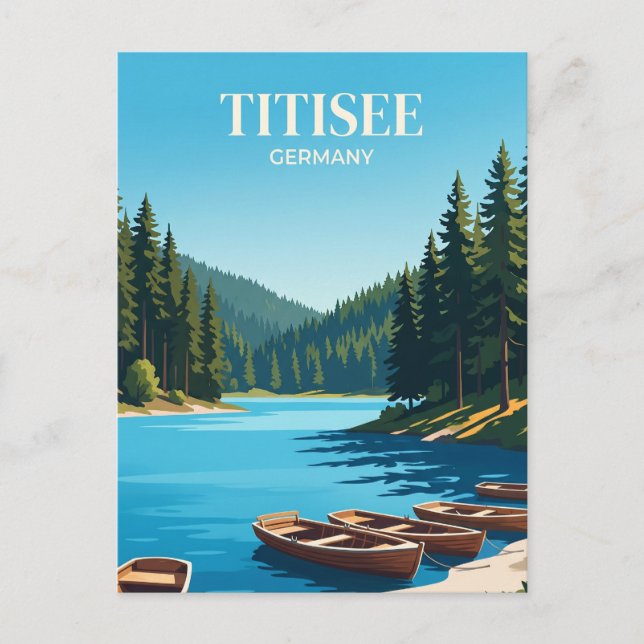 Titisee Germany Postcard (Front)