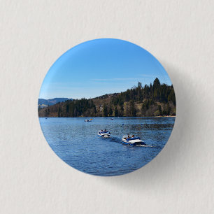 Titisee lake in the Black Forest 3 Cm Round Badge