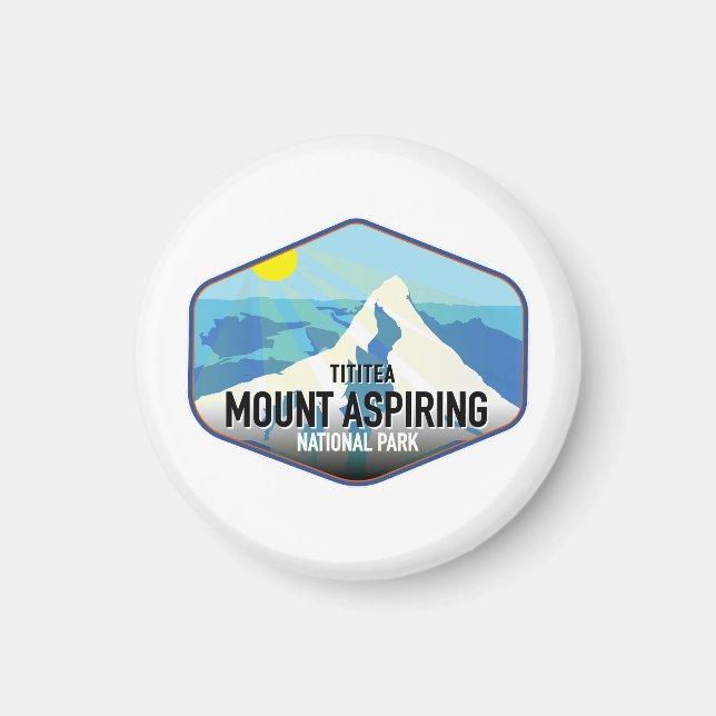 Tititea Mt Aspiring NP - Aoetearoa Magnet (Front)