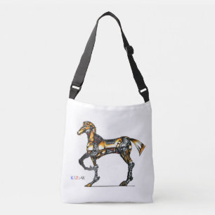Title 00000 "Machine Horse" Crossbody Bag
