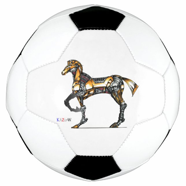 Title 00000 "Machine Horse" Soccer Ball (Front)