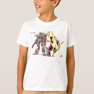 Title 00008 "Red Hero Armored Giant" T-Shirt