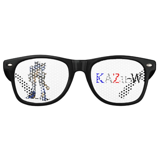 Title 00009 "Robot of Organic Details" Retro Sunglasses (Front)