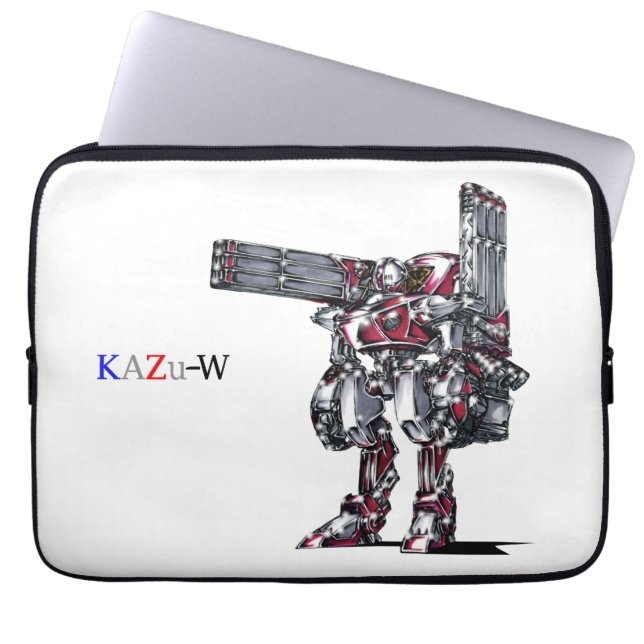 Title 00010 "High Output Particle Gun Three Series Laptop Sleeve (Front)