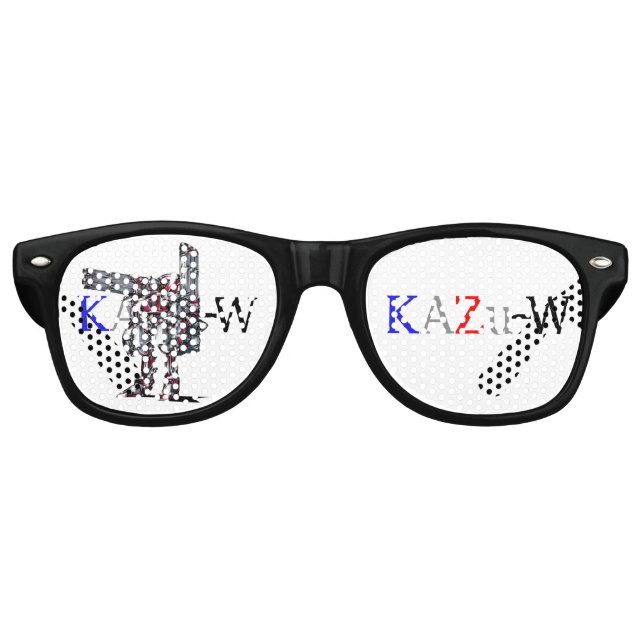 Title 00010 "High Output Particle Gun Three Series Retro Sunglasses (Front)